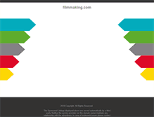 Tablet Screenshot of filmmaking.com